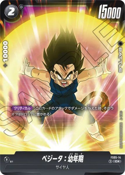 画像1: ベジータ:幼年期(FS05-14/C☆) (1)