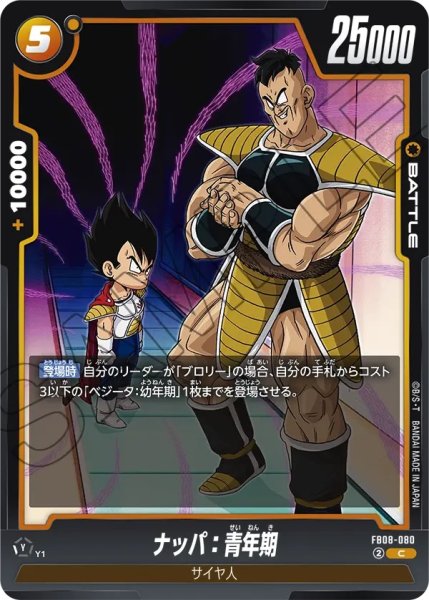 画像1: ナッパ：青年期(FB08-080/C) (1)