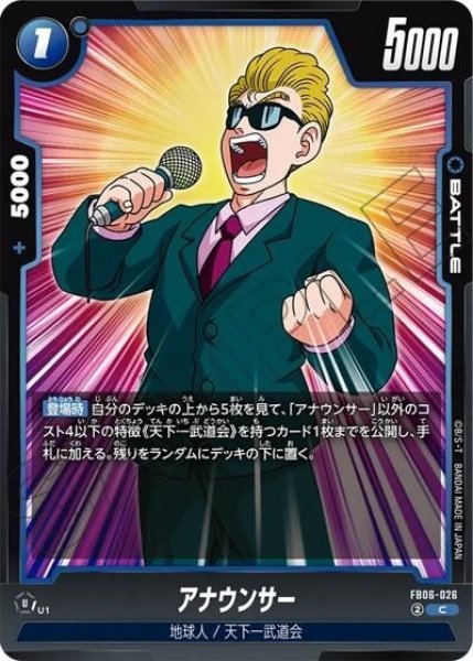 アナウンサー（FB06-026 C）